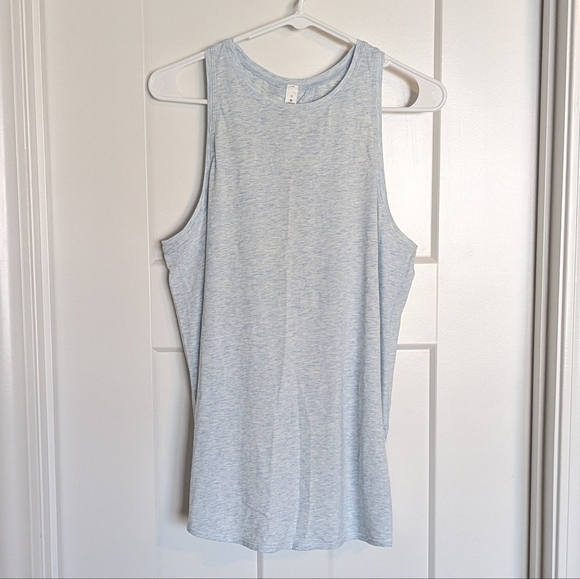 Lululemon NWT All Tied Up Tank - Heathered Breezy Blue sz 10 - Picture 1 of 5